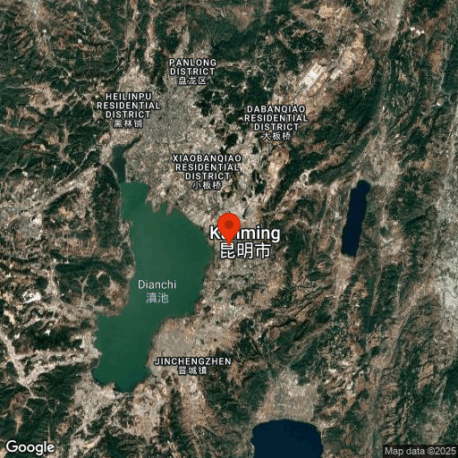 Map of Kunming