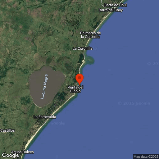 Map of Punta del Diablo
