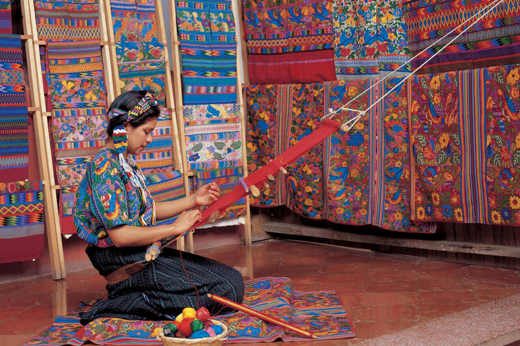 Mayan weaver, Guatemala