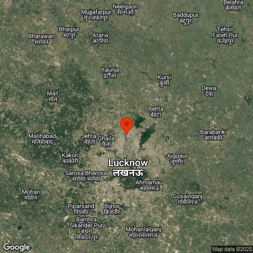 Map of Lucknow