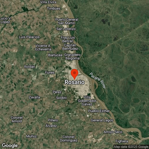 Map of Rosario
