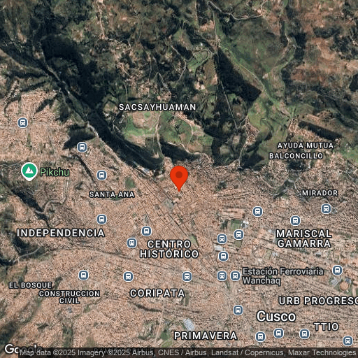 Map of La Casona