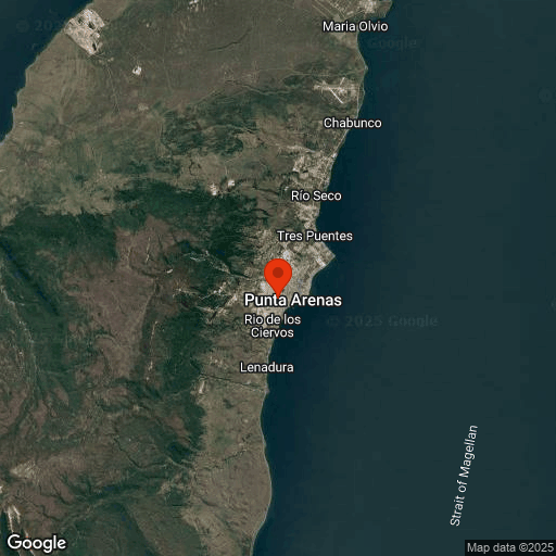 Map of Terre de Feu