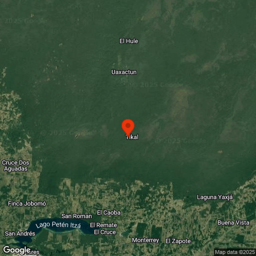 Map of Tikal
