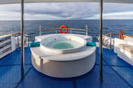 Relax in the Jacuzzi on Coral II