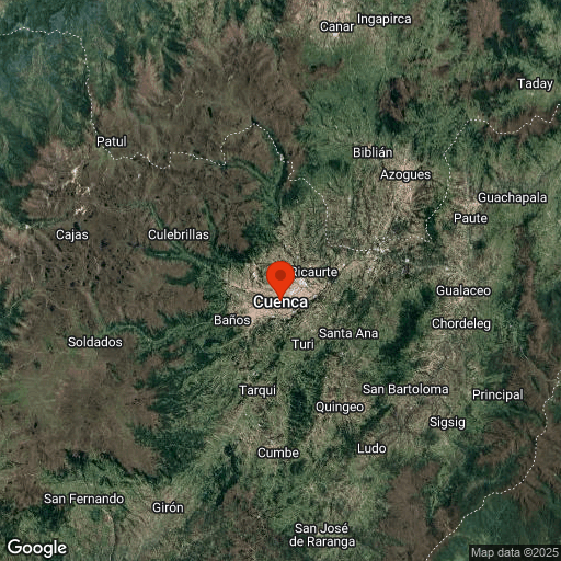 Map of Cuenca