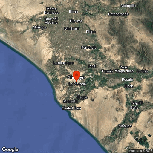 Map of Chiclayo
