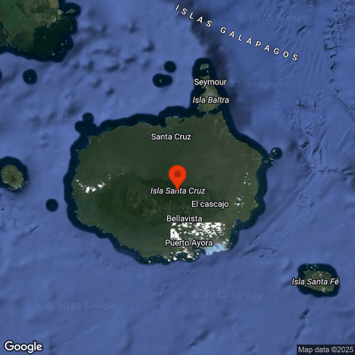 Map of Île Santa Cruz