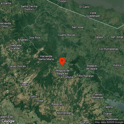 Map of Tenorio