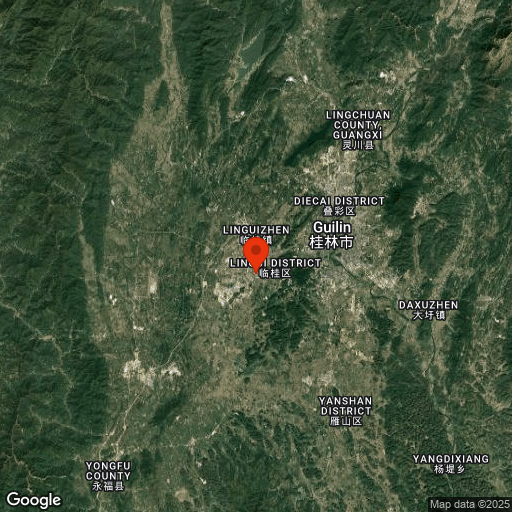 Map of Guilin