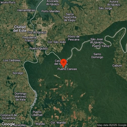 Map of Chutes d'Iguazu