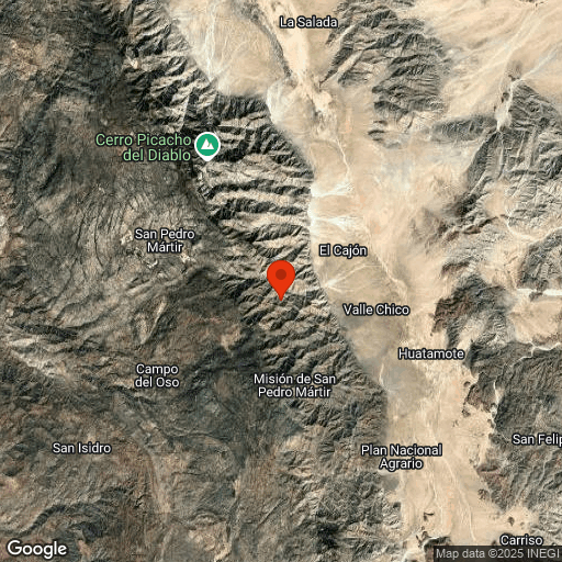 Map of Basse-Californie