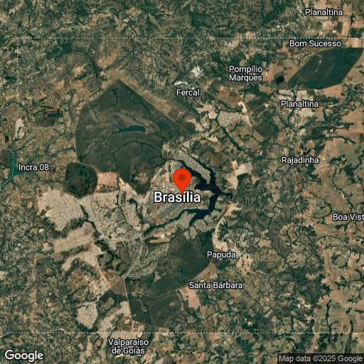 Map of Brasilia