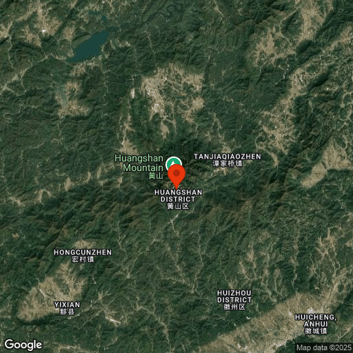 Map of Huangshan