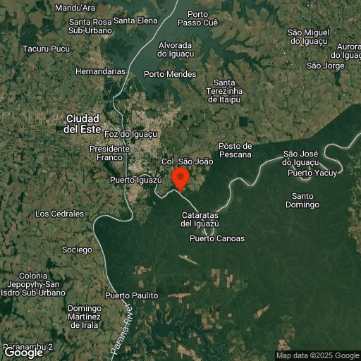 Map of Chutes d'Iguaçu