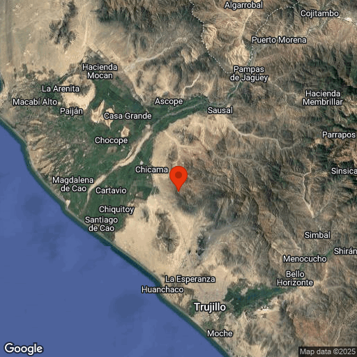 Map of Trujillo