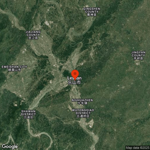 Map of Sichuan