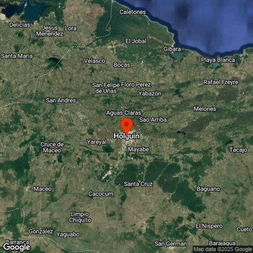 Map of Holguin