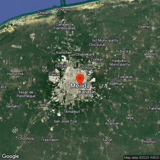Map of Merida
