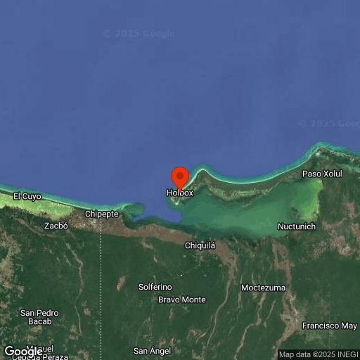 Map of Holbox