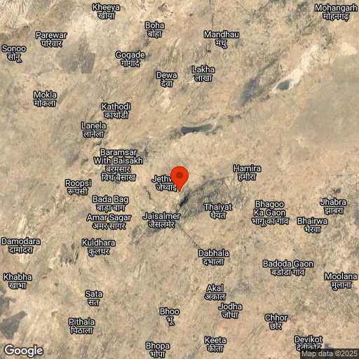 Map of Jaisalmer