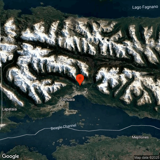 Map of Croisière Patagonie Australis