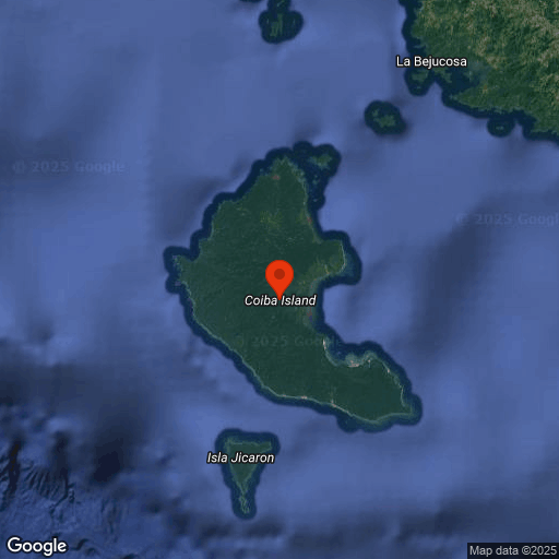 Map of Île Coiba