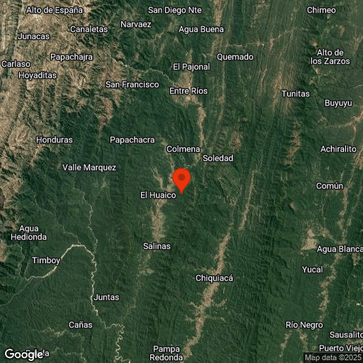 Map of Tarija