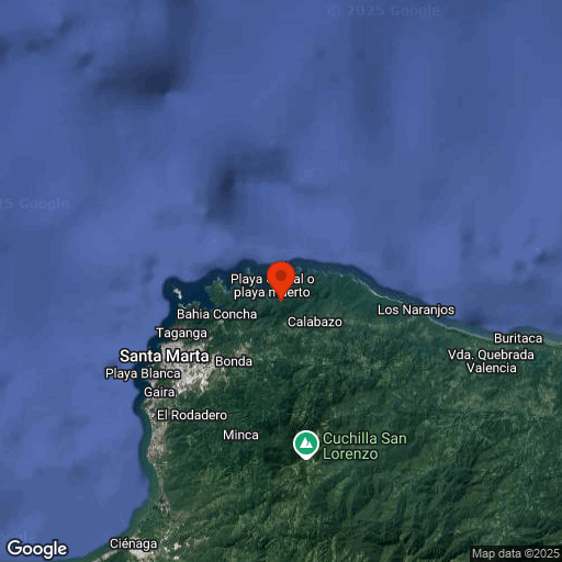 Map of Tayrona