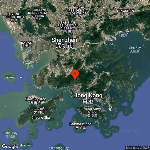 Map of Hong Kong
