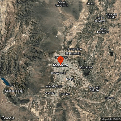 Map of Mendoza