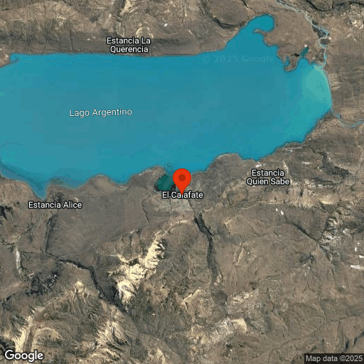 Map of El Calafate