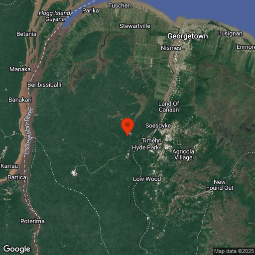 Map of Guyana