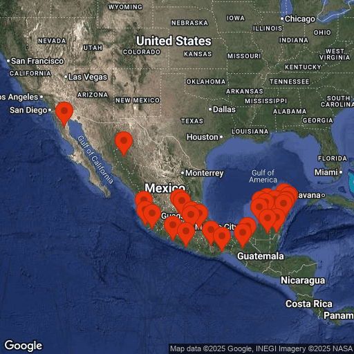 Map of Mexique