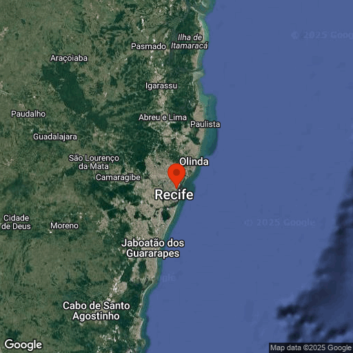 Map of Porto de Galinhas