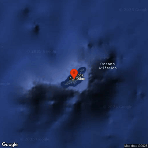 Map of Fernando de Noronha